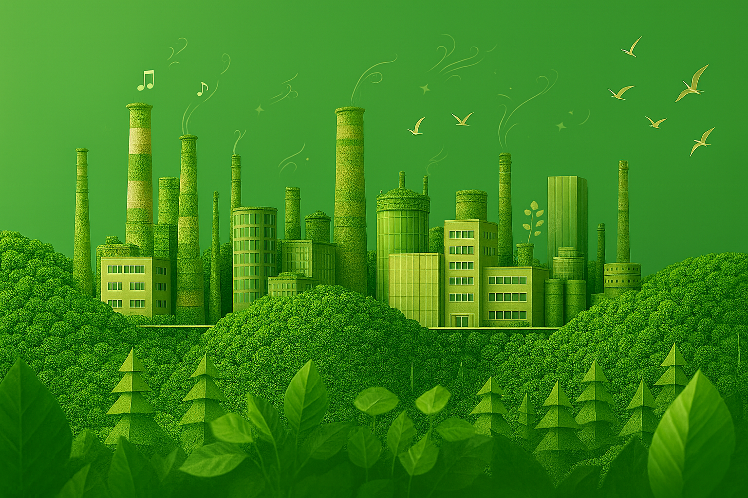 폐열발전 ORC 시스템 친환경 에너지 도시 - 유기랭킨사이클 기술로 산업폐열을 전기로 변환하여 탄소배출 저감